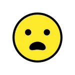 Frowning Face With Open Mouth SVG Icon